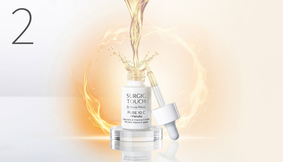 Step 2 siero SurgicTouch® Pure 10 C + Ferulic