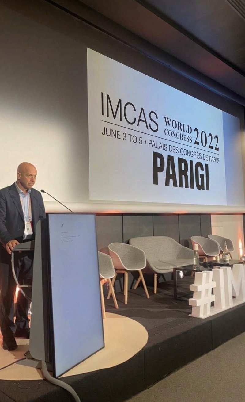 Il Dr. Nicola Pittoni relatore all'IMCAS World Congress 2022 a Parigi