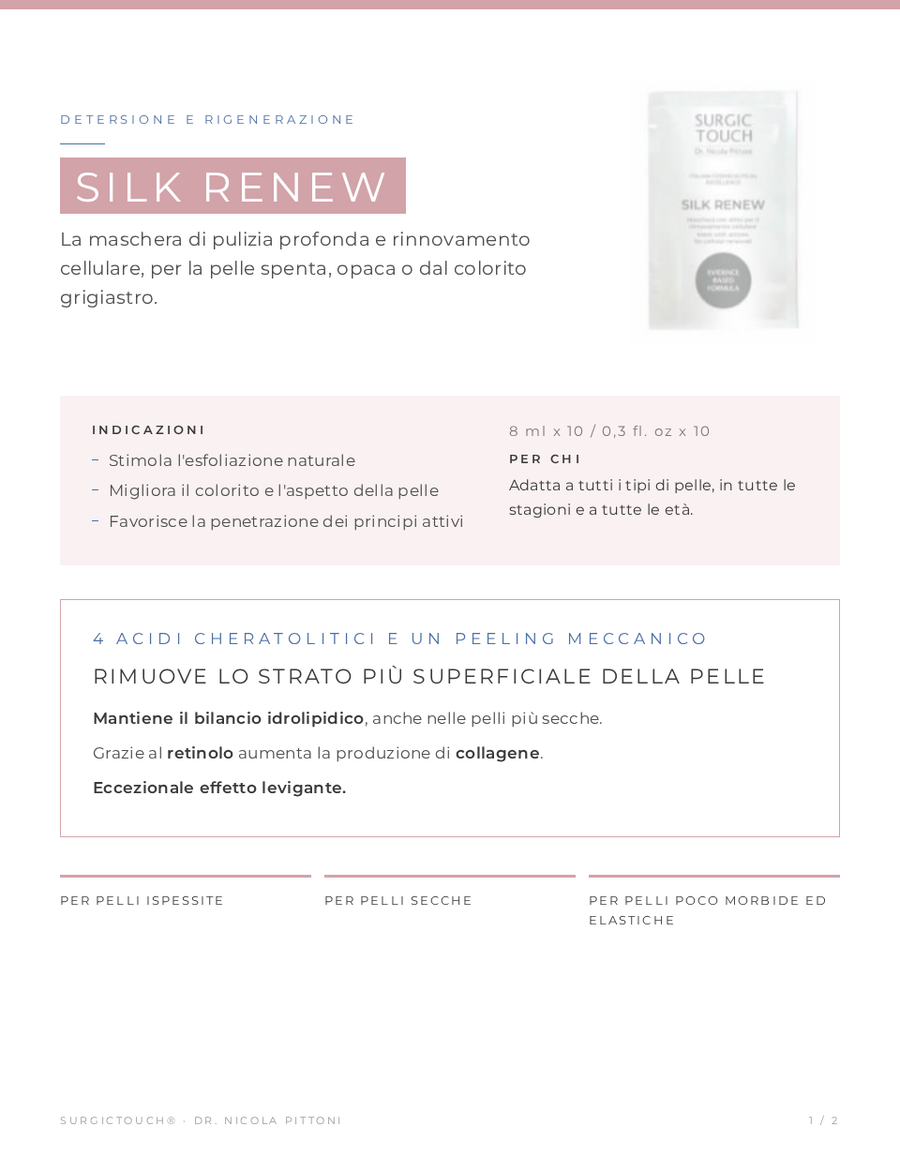 Silk Renew 2 pezzi