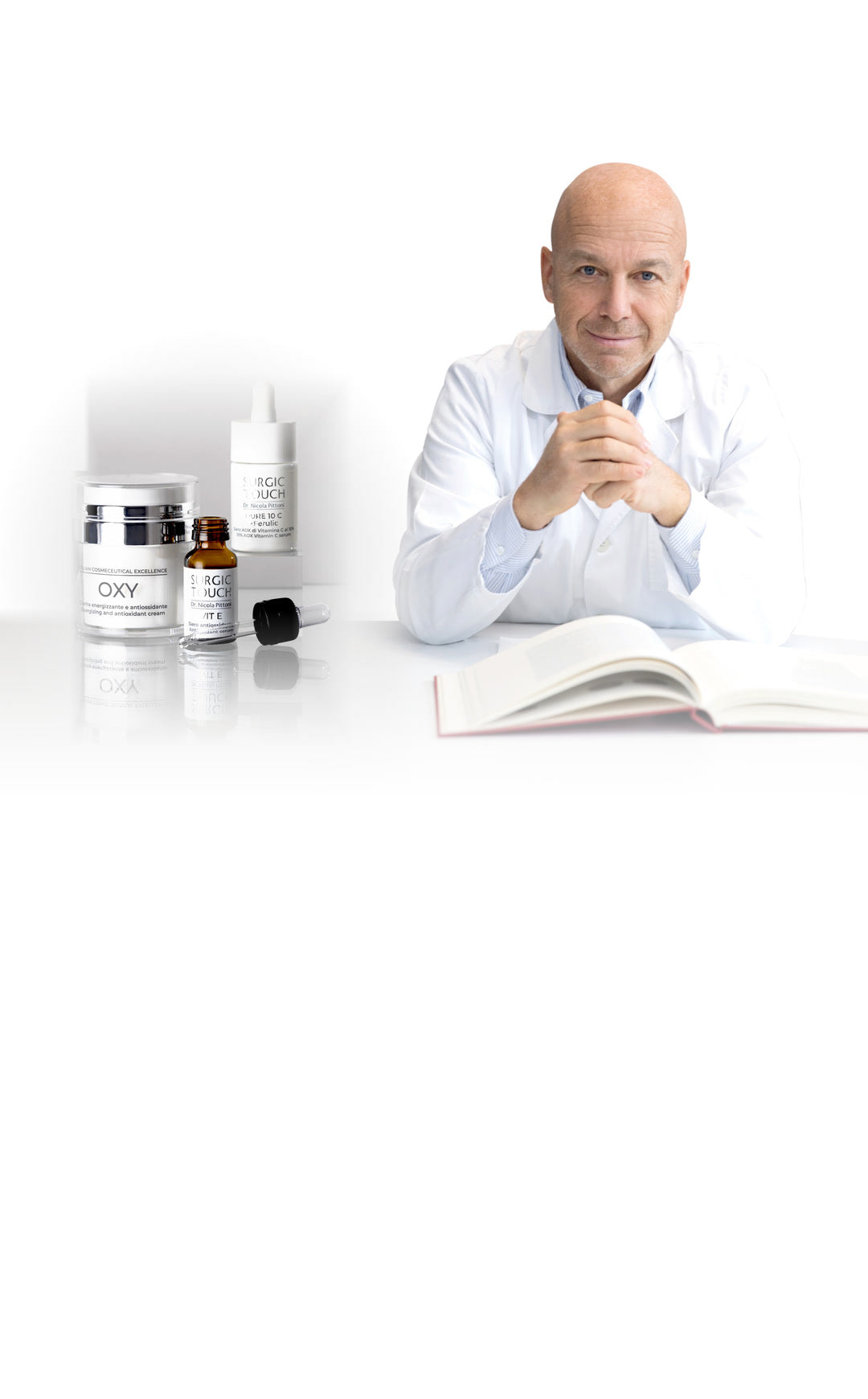 Dr. Nicola Pittoni con le formule SurgicTouch